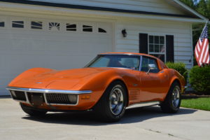 1971 Corvette Ontario Orange, Corvette, 1971 Corvette, Stingray, Southern Classic Car, southernclassiccar.com,